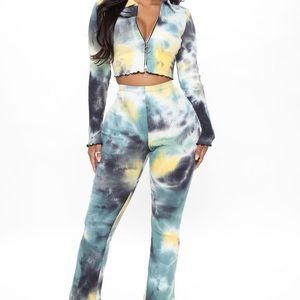 Fashion nova set tie dye